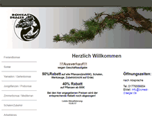 Tablet Screenshot of bonsai-draeger.de